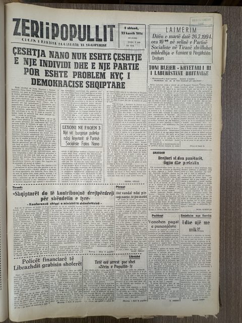 Zëri i Popullit 1994-07-23