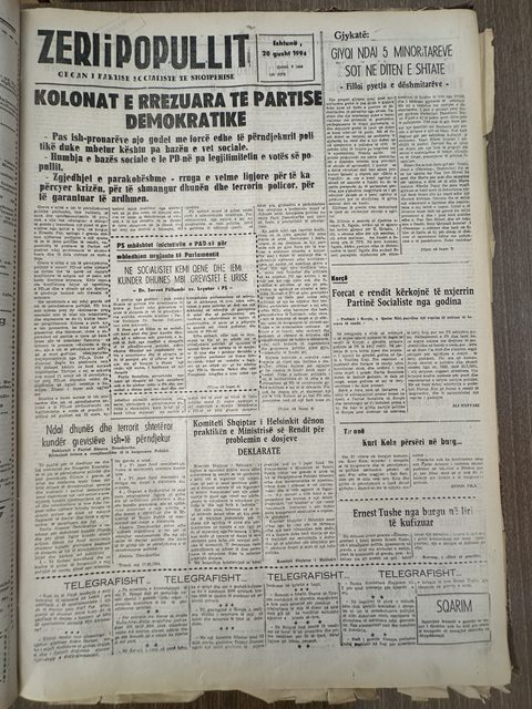 Zëri i Popullit 1994-08-20