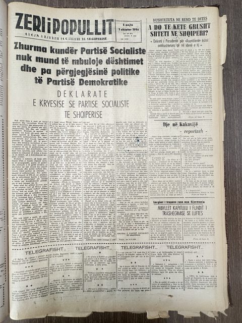 Zëri i Popullit 1994-09-01