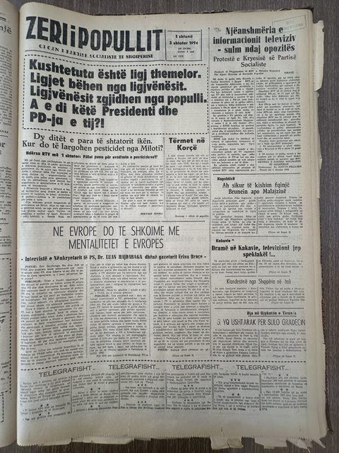 Zëri i Popullit 1994-09-03
