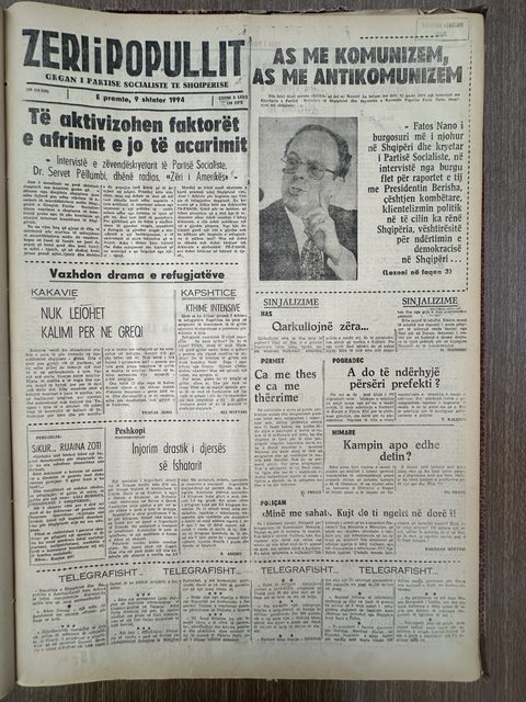 Zëri i Popullit 1994-09-09