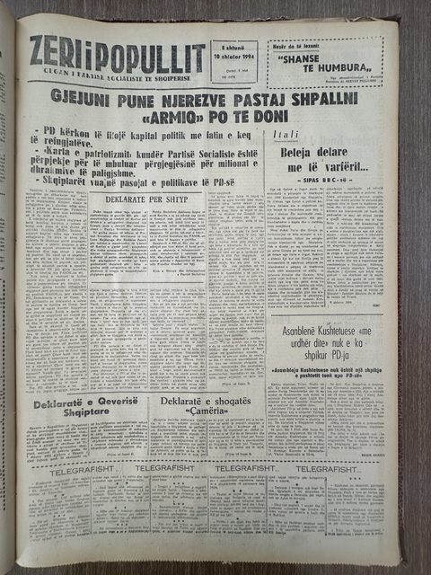 Zëri i Popullit 1994-02-10