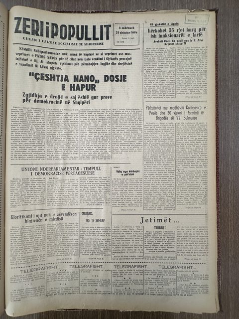 Zëri i Popullit 1994-09-21