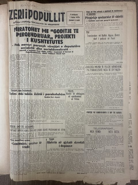 Zëri i Popullit 1994-10-01