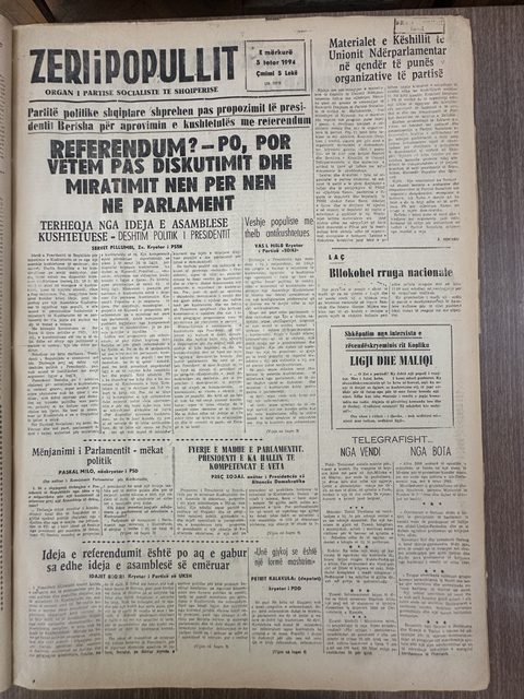 Zëri i Popullit 1994-01-05