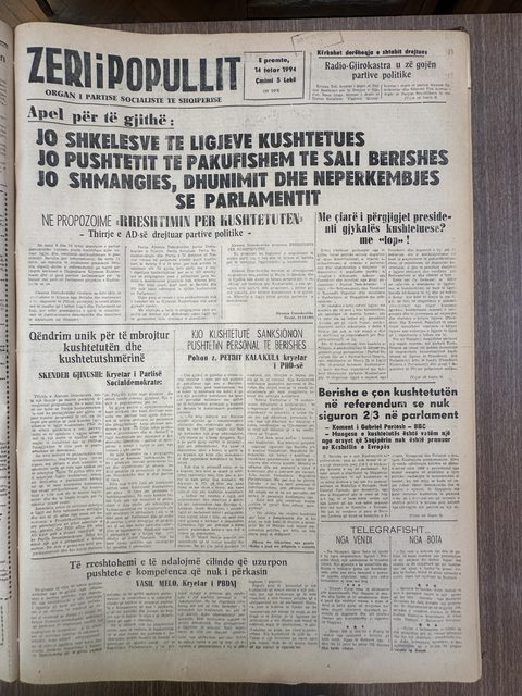 Zëri i Popullit 1994-10-14