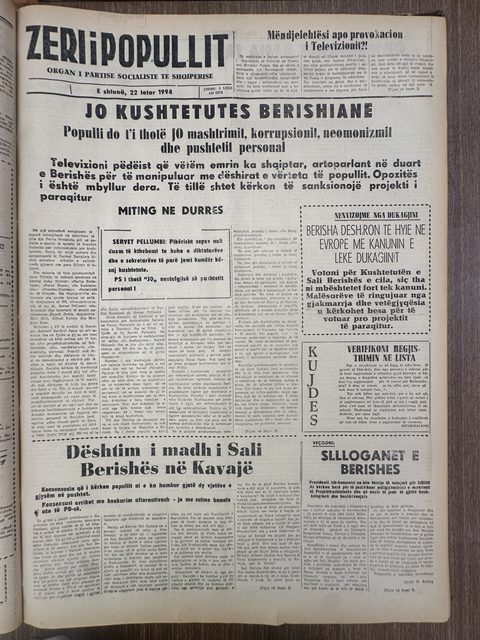 Zëri i Popullit 1994-10-22