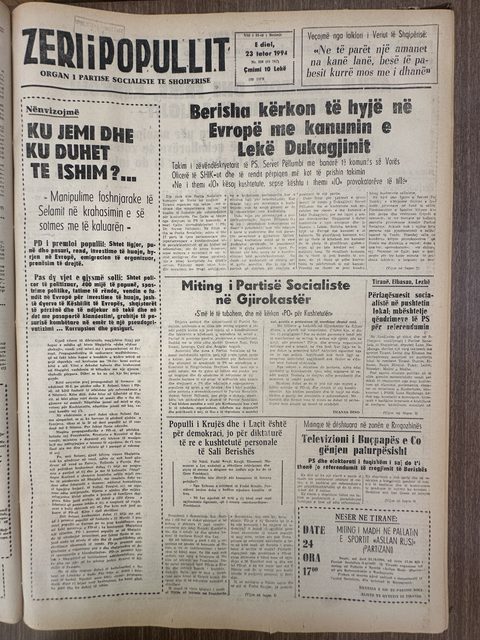Zëri i Popullit 1994-10-23