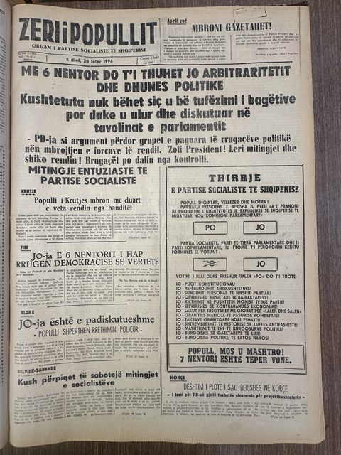 Zëri i Popullit 1994-10-30