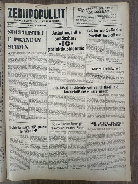 Zëri i Popullit 1994-11-06