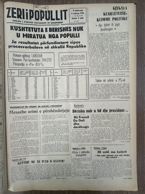 Zëri i Popullit 1994-11-09