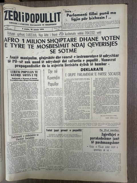 Zëri i Popullit 1994-11-10