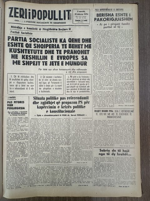 Zëri i Popullit 1994-11-15