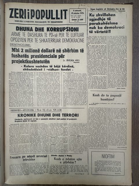 Zëri i Popullit 1994-11-19