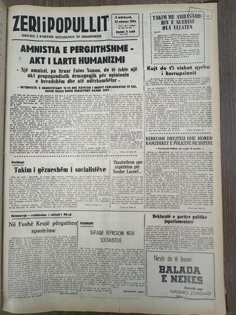 Zëri i Popullit 1994-11-23
