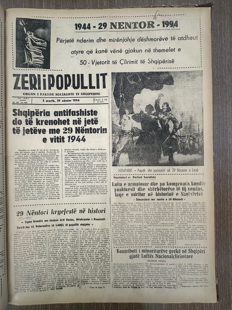 Zëri i Popullit 1994-11-29