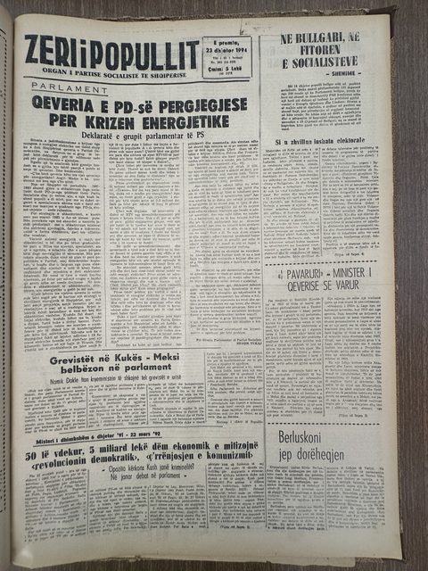 Zëri i Popullit 1994-12-23