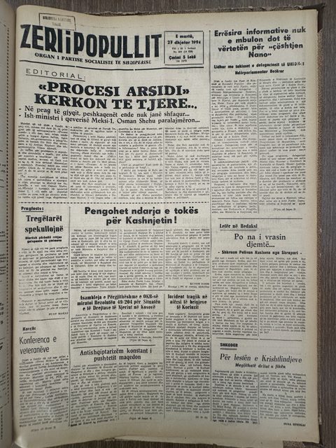 Zëri i Popullit 1994-12-27