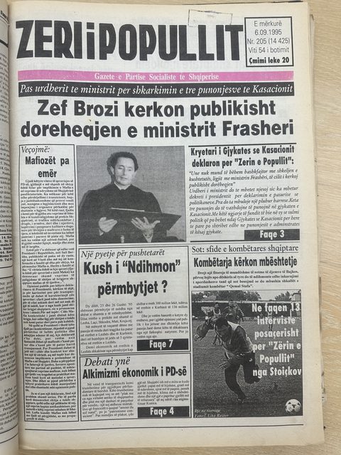 Zëri i Popullit 1995-09-06