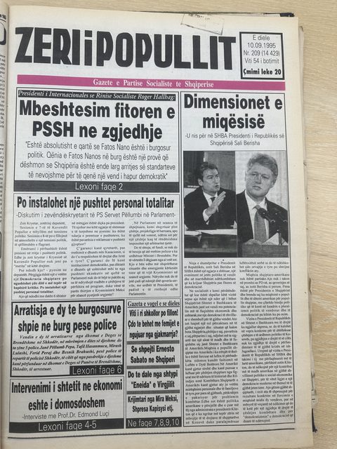 Zëri i Popullit 1995-09-10