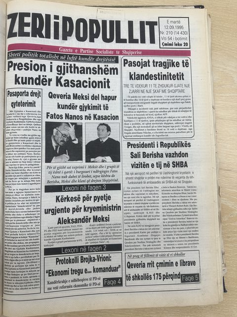 Zëri i Popullit 1995-09-12