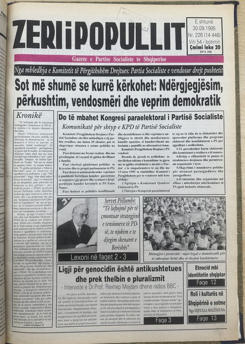 Zëri i Popullit 1995-09-30