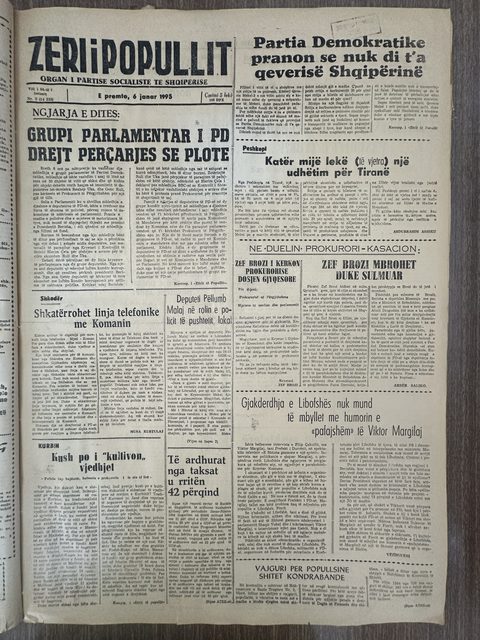Zëri i Popullit 1995-01-06