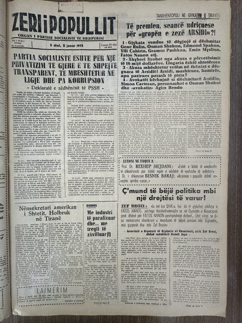 Zëri i Popullit 1995-01-08
