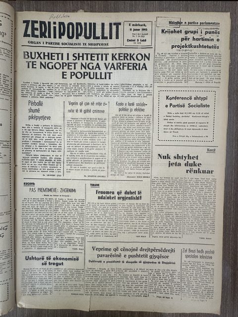 Zëri i Popullit 1995-01-11