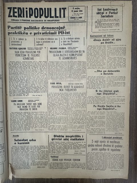 Zëri i Popullit 1995-01-12