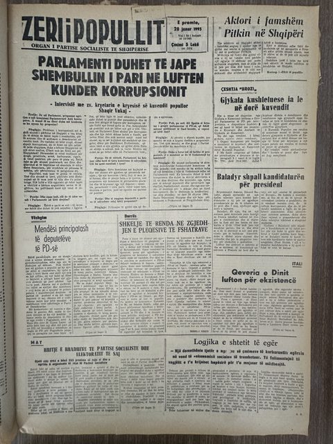 Zëri i Popullit 1995-01-20