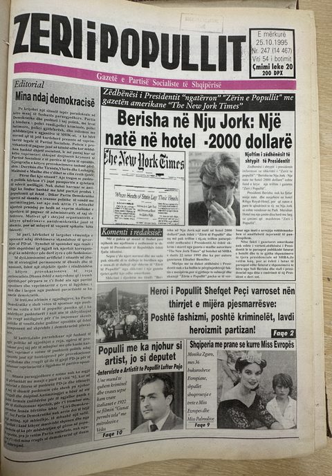 Zëri i Popullit 1995-10-25