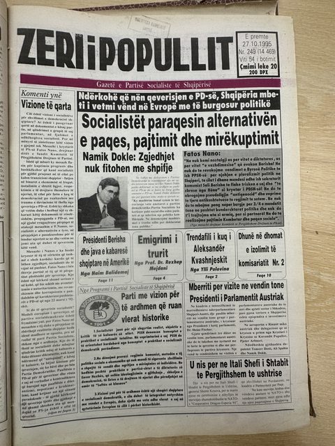 Zëri i Popullit 1995-10-27