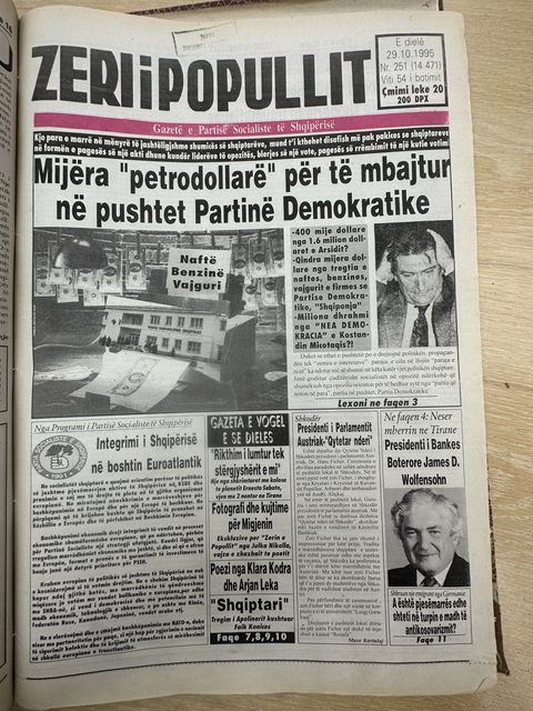 Zëri i Popullit 1995-10-29