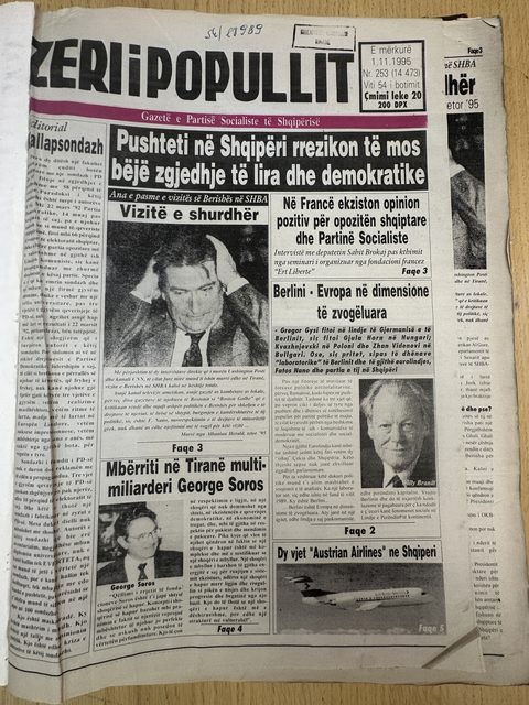 Zëri i Popullit 1995-11-01