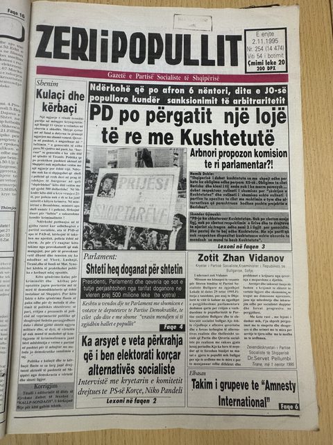 Zëri i Popullit 1995-11-02
