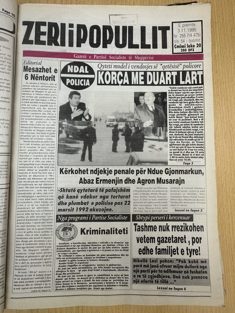 Zëri i Popullit 1995-11-03