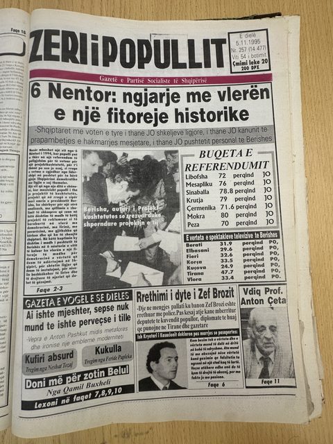 Zëri i Popullit 1995-11-05