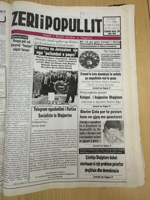 Zëri i Popullit 1995-11-07