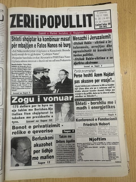 Zëri i Popullit 1995-11-10