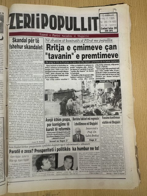 Zëri i Popullit 1995-11-15