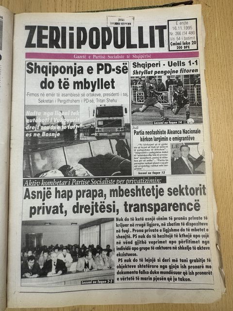 Zëri i Popullit 1995-11-16