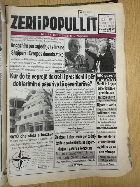 Zëri i Popullit 1995-11-19