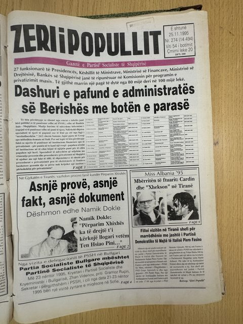Zëri i Popullit 1995-11-25