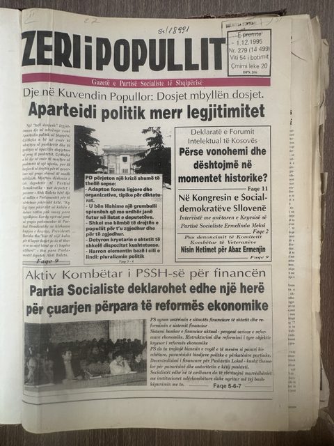 Zëri i Popullit 1995-12-01