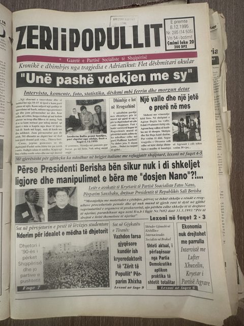 Zëri i Popullit 1995-12-08