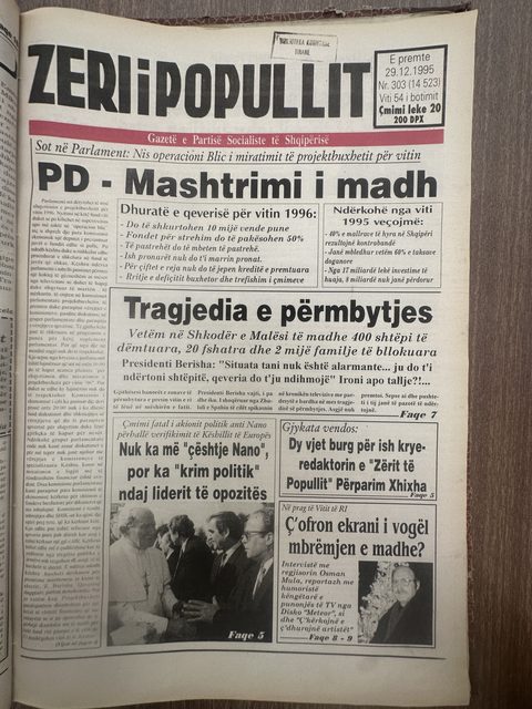 Zëri i Popullit 1995-12-29