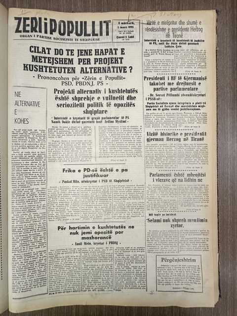 Zëri i Popullit 1995-03-01