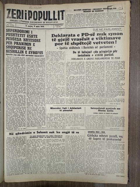 Zëri i Popullit 1995-03-09