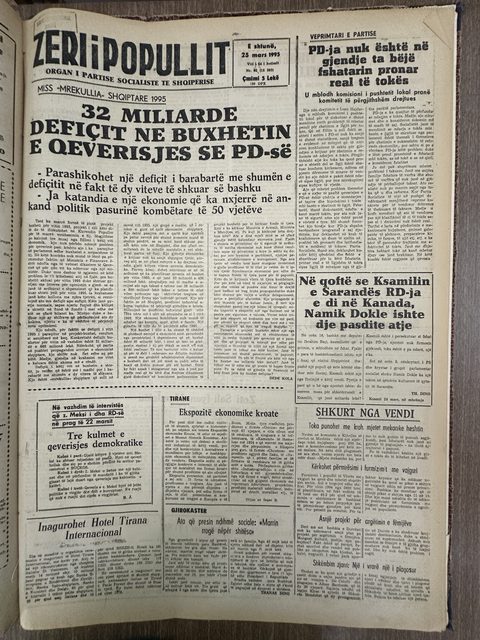 Zëri i Popullit 1995-03-25